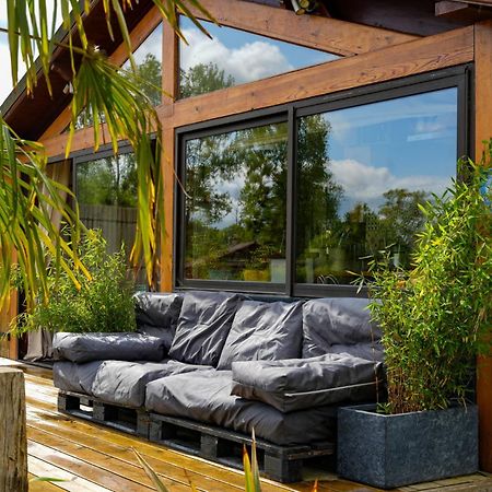 Kaebane 85, Lodge Avec Spa Au Bord De L'Eau Prouilly ภายนอก รูปภาพ