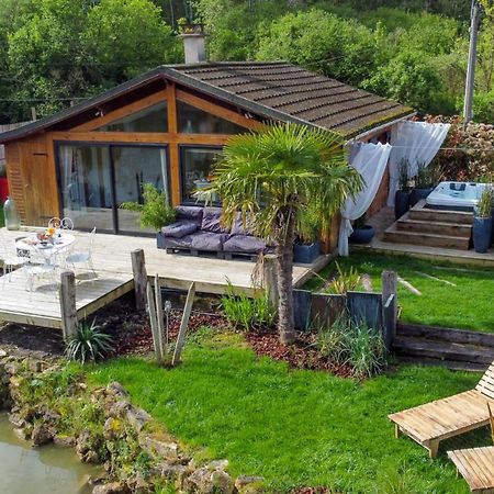 Kaebane 85, Lodge Avec Spa Au Bord De L'Eau Prouilly ภายนอก รูปภาพ